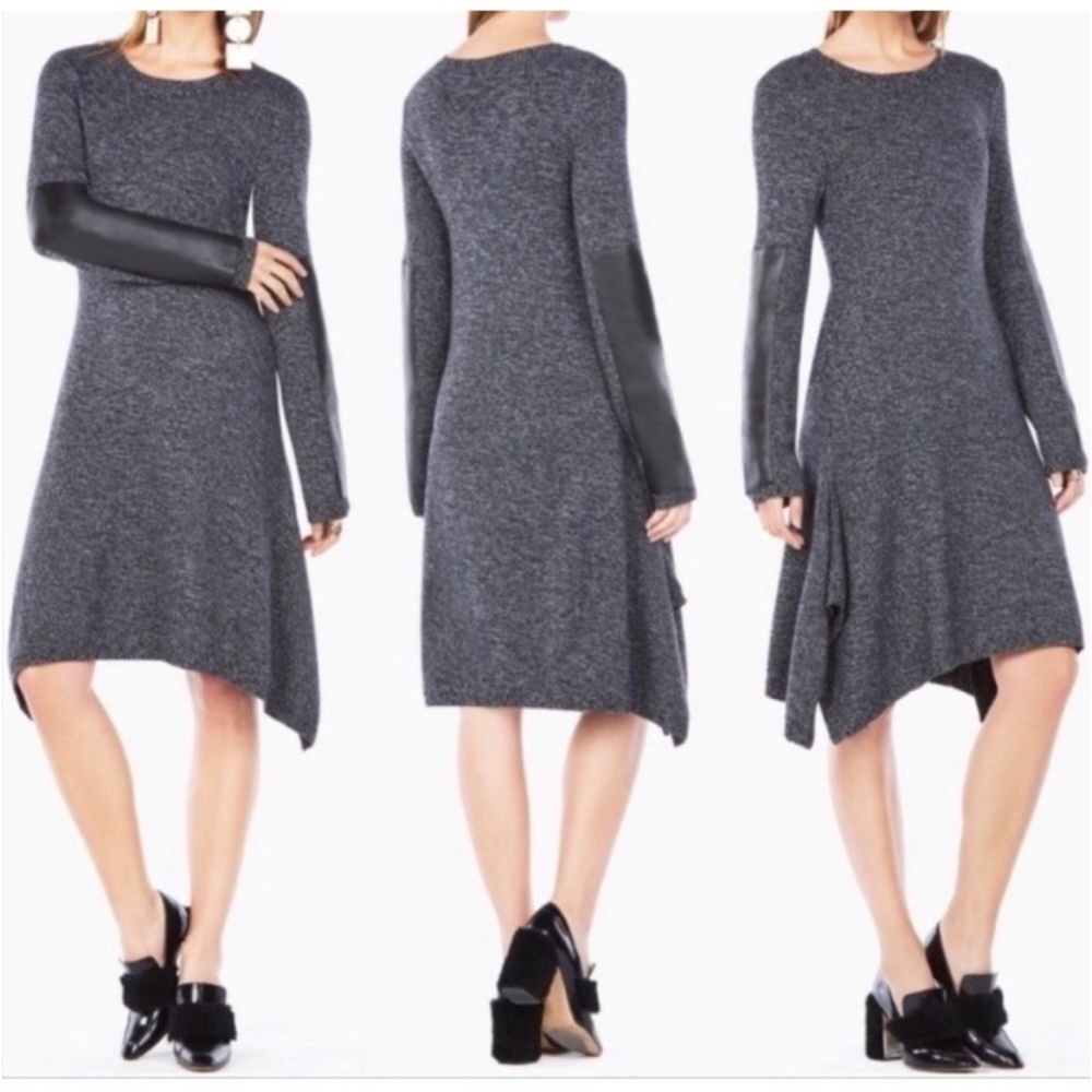 BCBGMaxazria Dahnya Grey Sweater Dress, size XS
